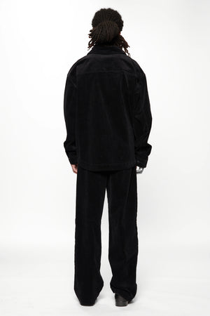 FLOAT OVERSHIRT - VINTAGE BLACK CORDUROY