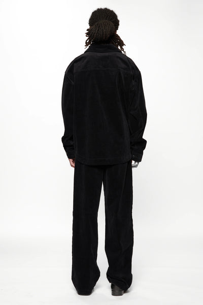 FLOAT OVERSHIRT - VINTAGE BLACK CORDUROY