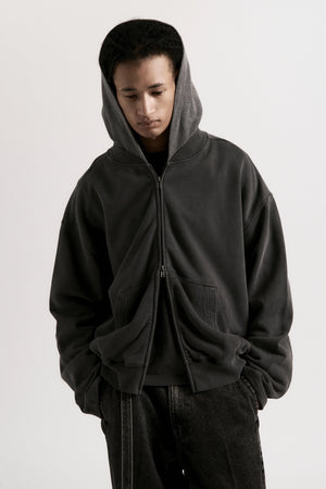 Bomber Hoodie | Charcoal | Shop Now – Beach Brains