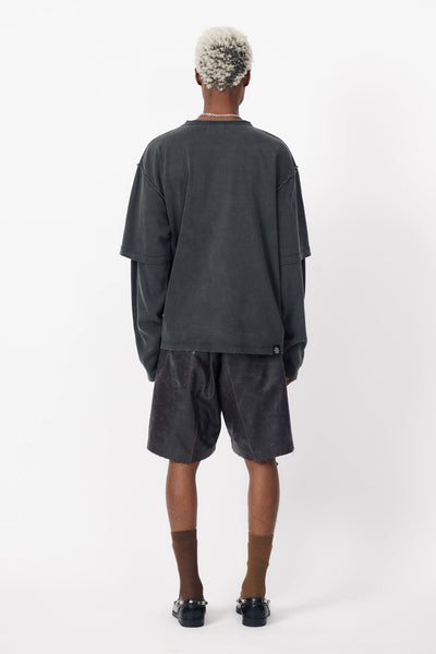 LAYER LS T-SHIRT - CHARCOAL