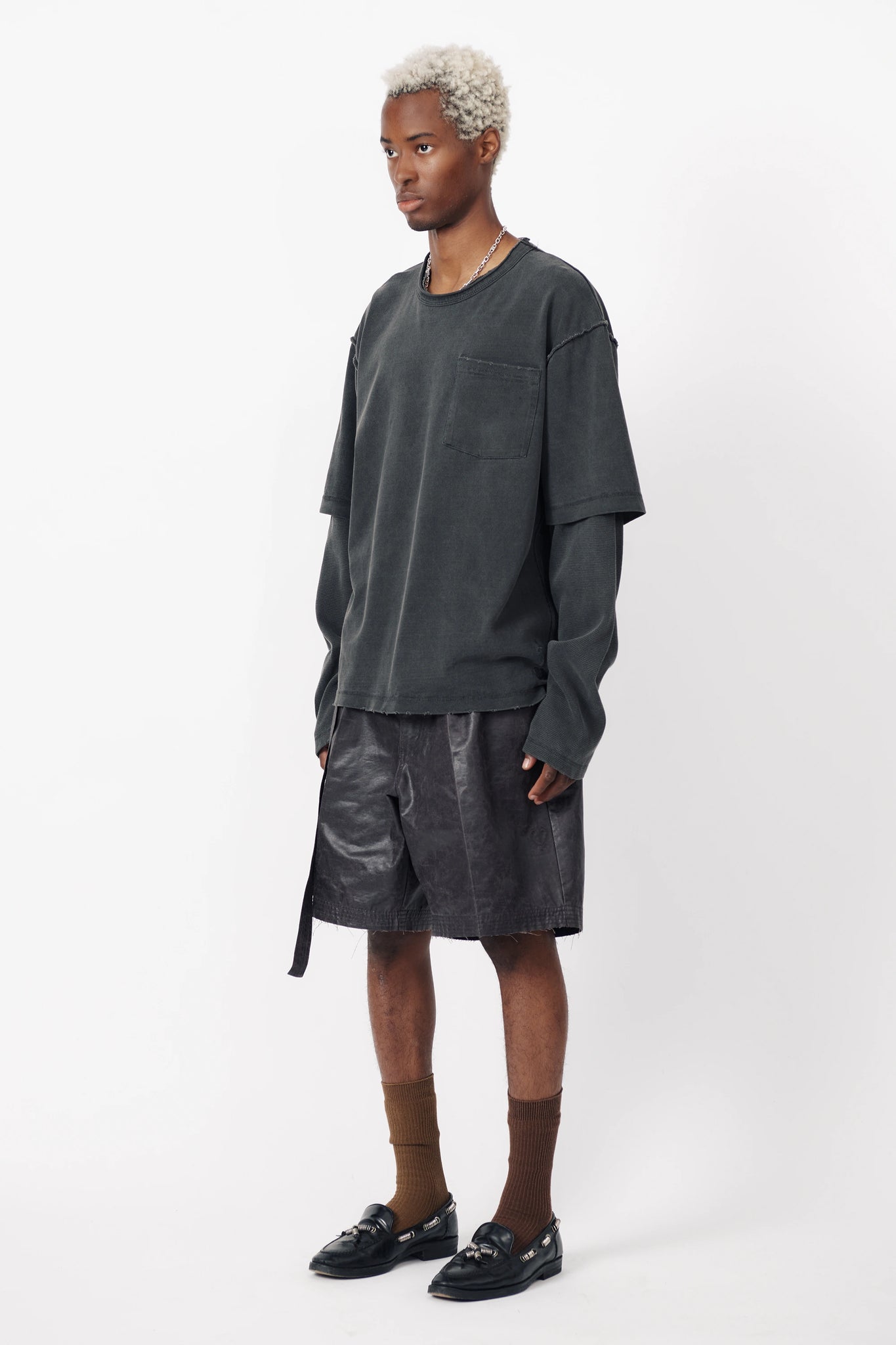 LAYER LS T-SHIRT - CHARCOAL