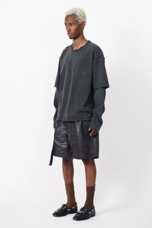 LAYER LS T-SHIRT - CHARCOAL