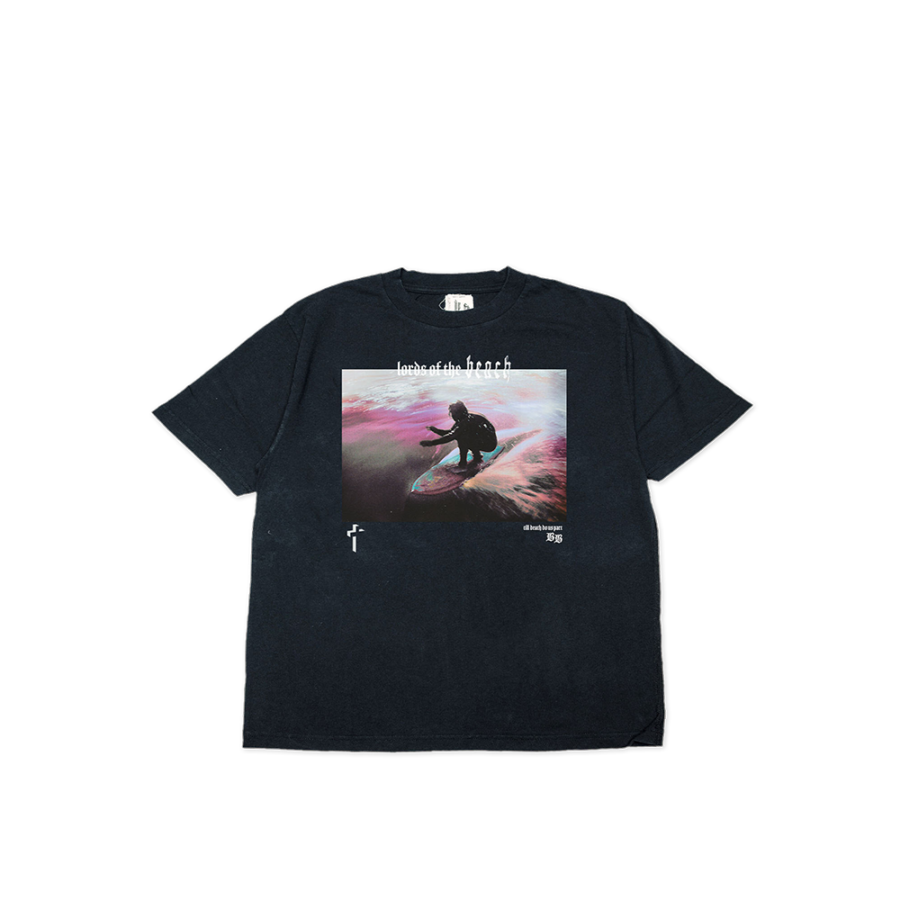 LORDS OF THE BEACH TEE - BLACK