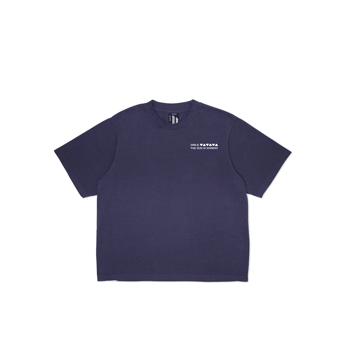 SUN LOVER BOXY TEE - NAVY