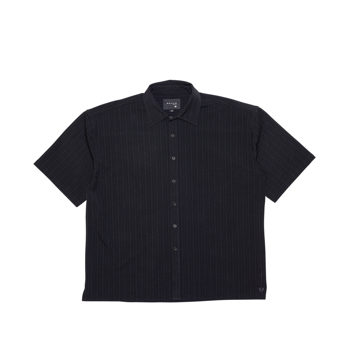 SS SUIT SHIRT, PINSTRIPE