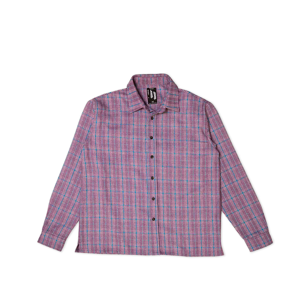 BUSH SHIRT - PURPLE PLAID