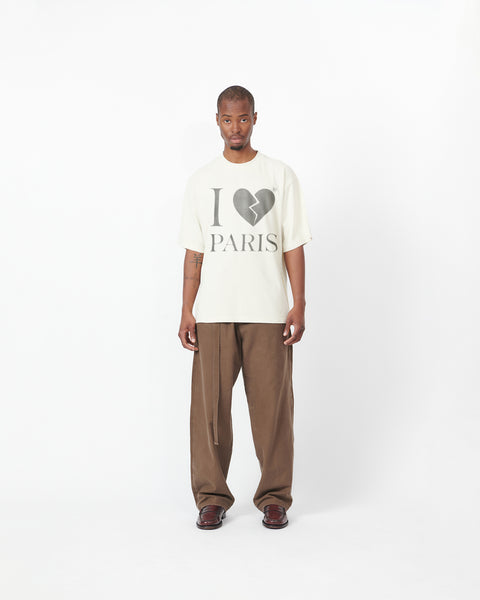 PARIS BOXY TEE - BONE