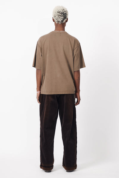 POCKET T-SHIRT - BROWN