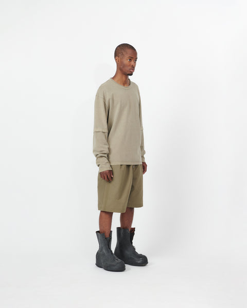 RELAXED SHORT - KHAKI