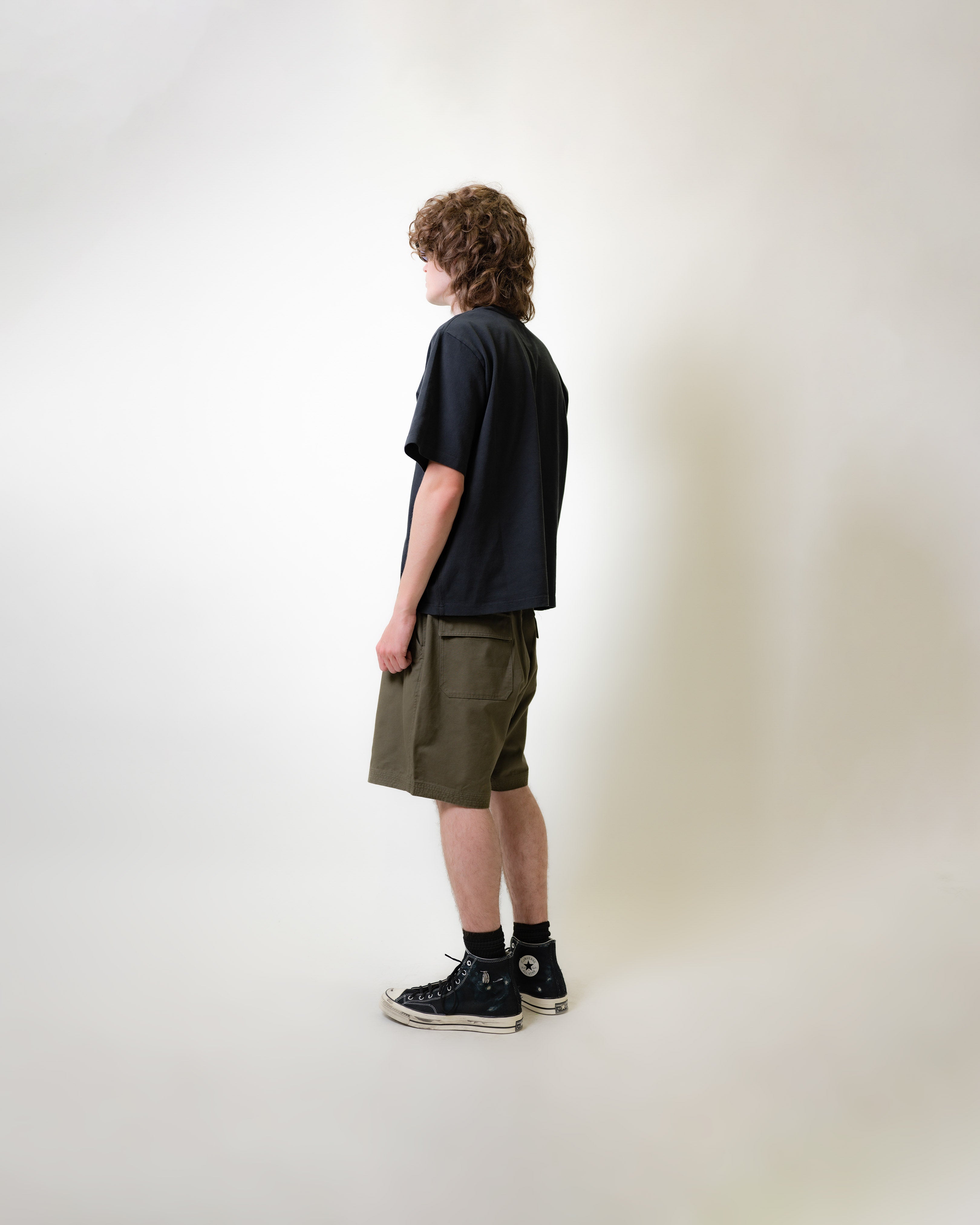 BAGGY BOY SHORT - ARMY