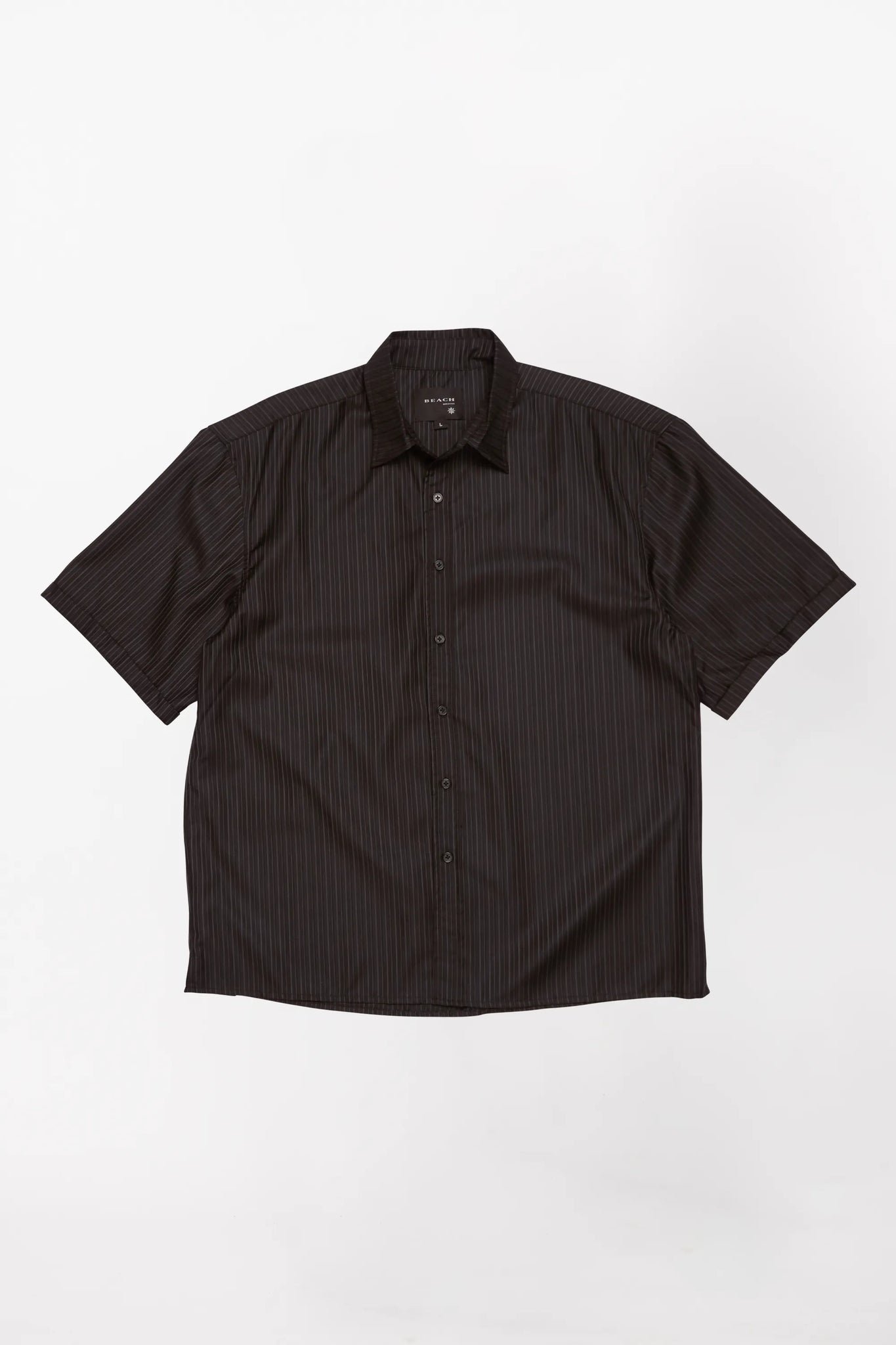 BILLY SS SHIRT - DARK PINSTRIPE