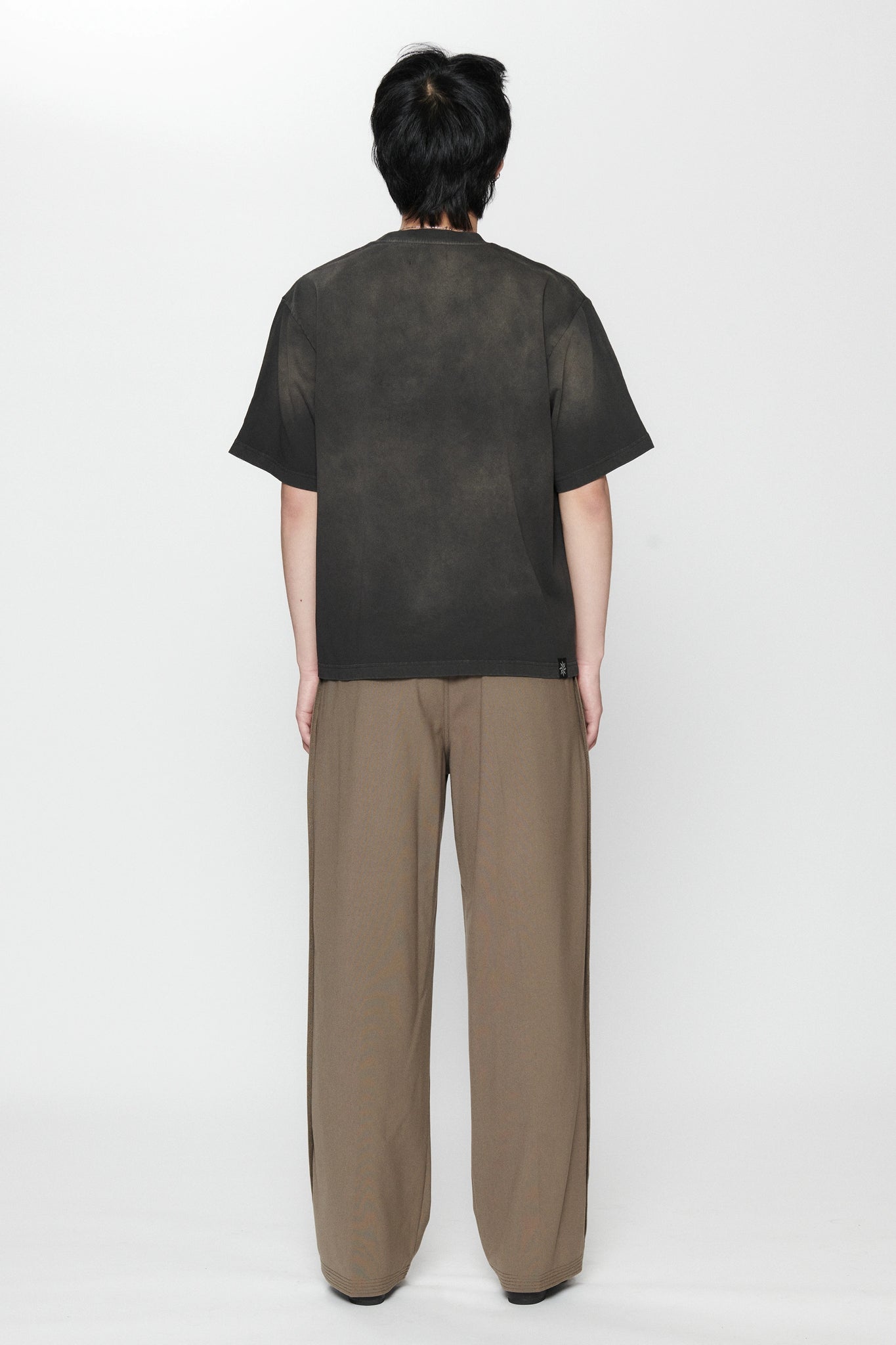 BOXY T-SHIRT - SUN FADED BLACK