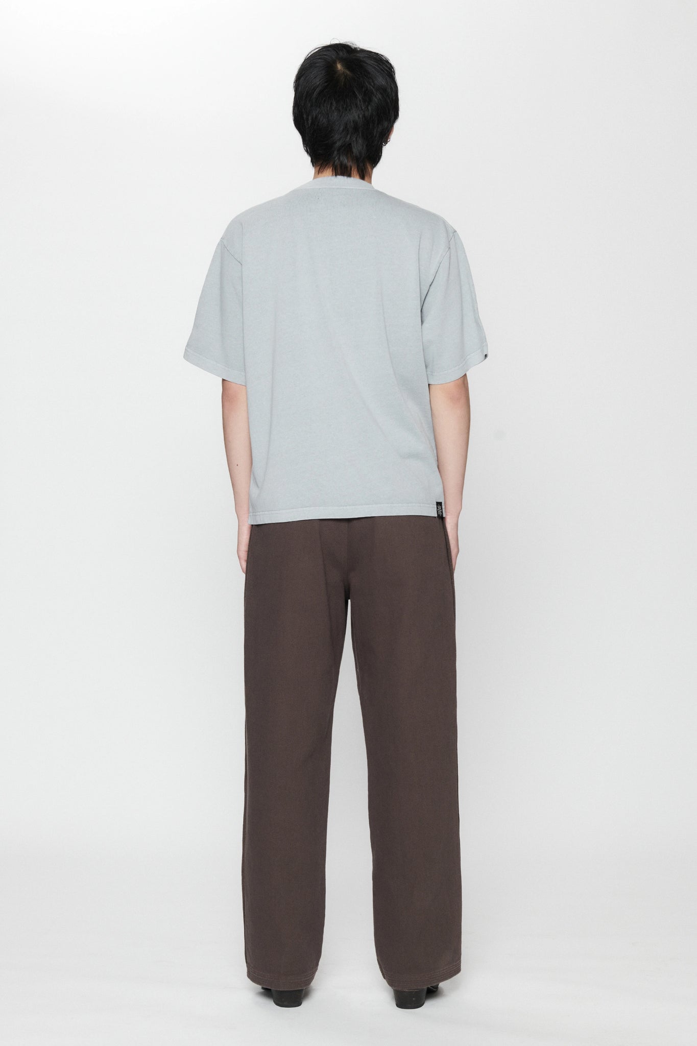 BOXY T-SHIRT - STEEL