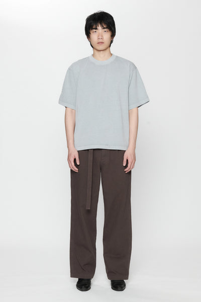 BOXY T-SHIRT - STEEL
