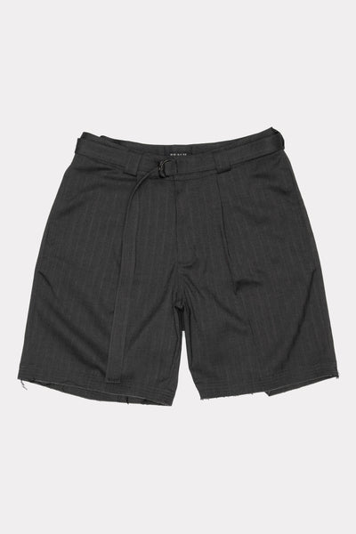 CUT SHORT - BLACK HERRINGBONE