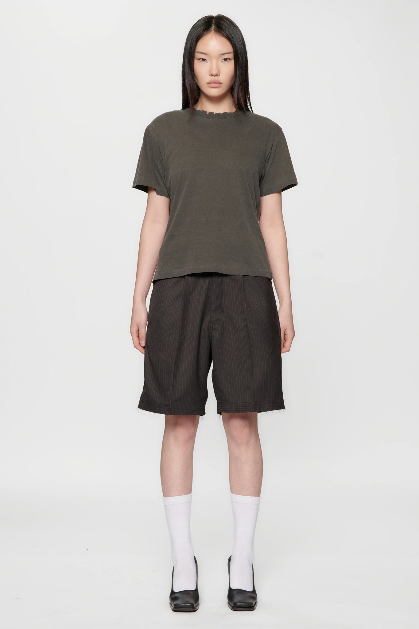 CUT SHORT - CLASSIC PINSTRIPE