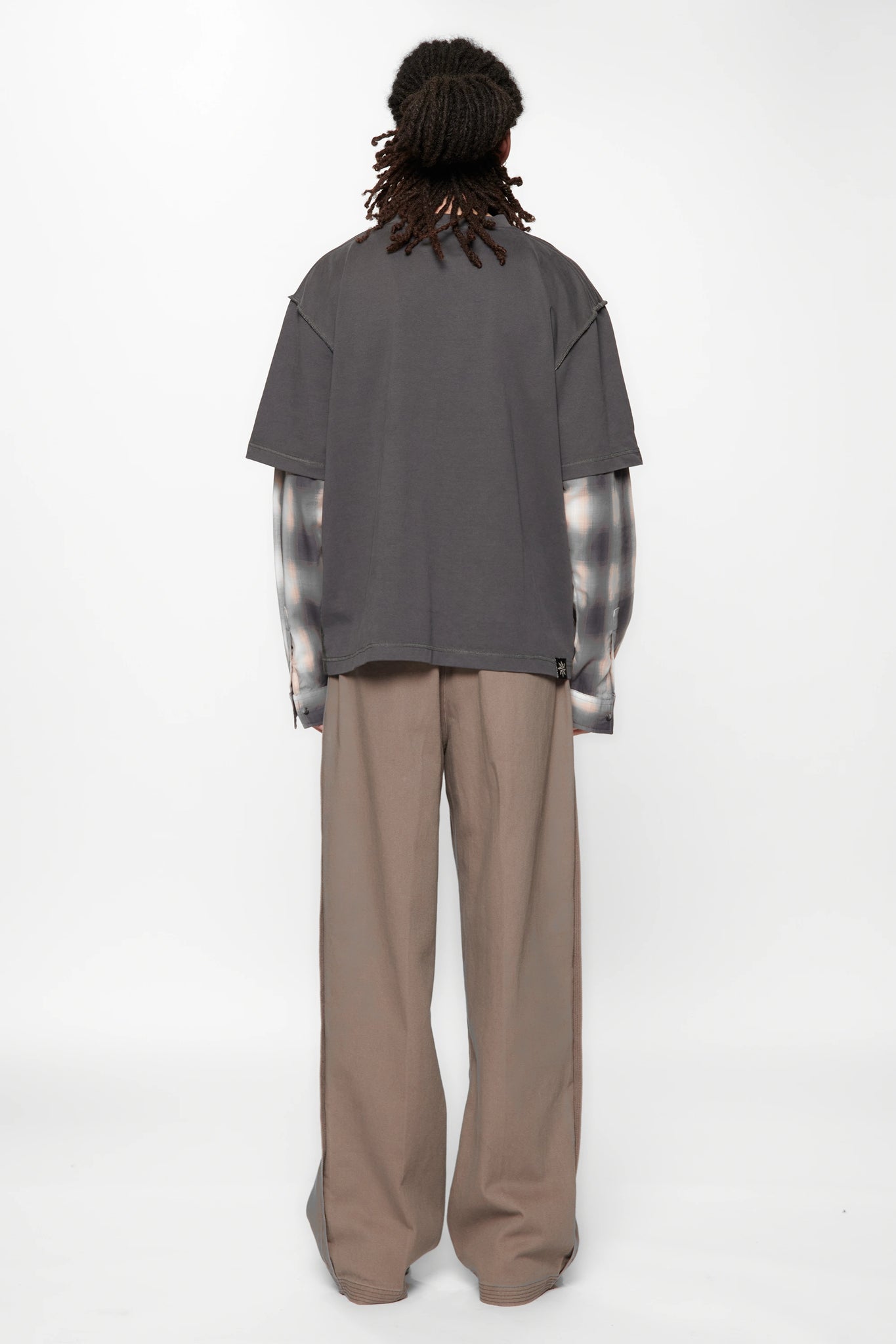 DEAD END SHIRT - CHARCOAL / CHECK