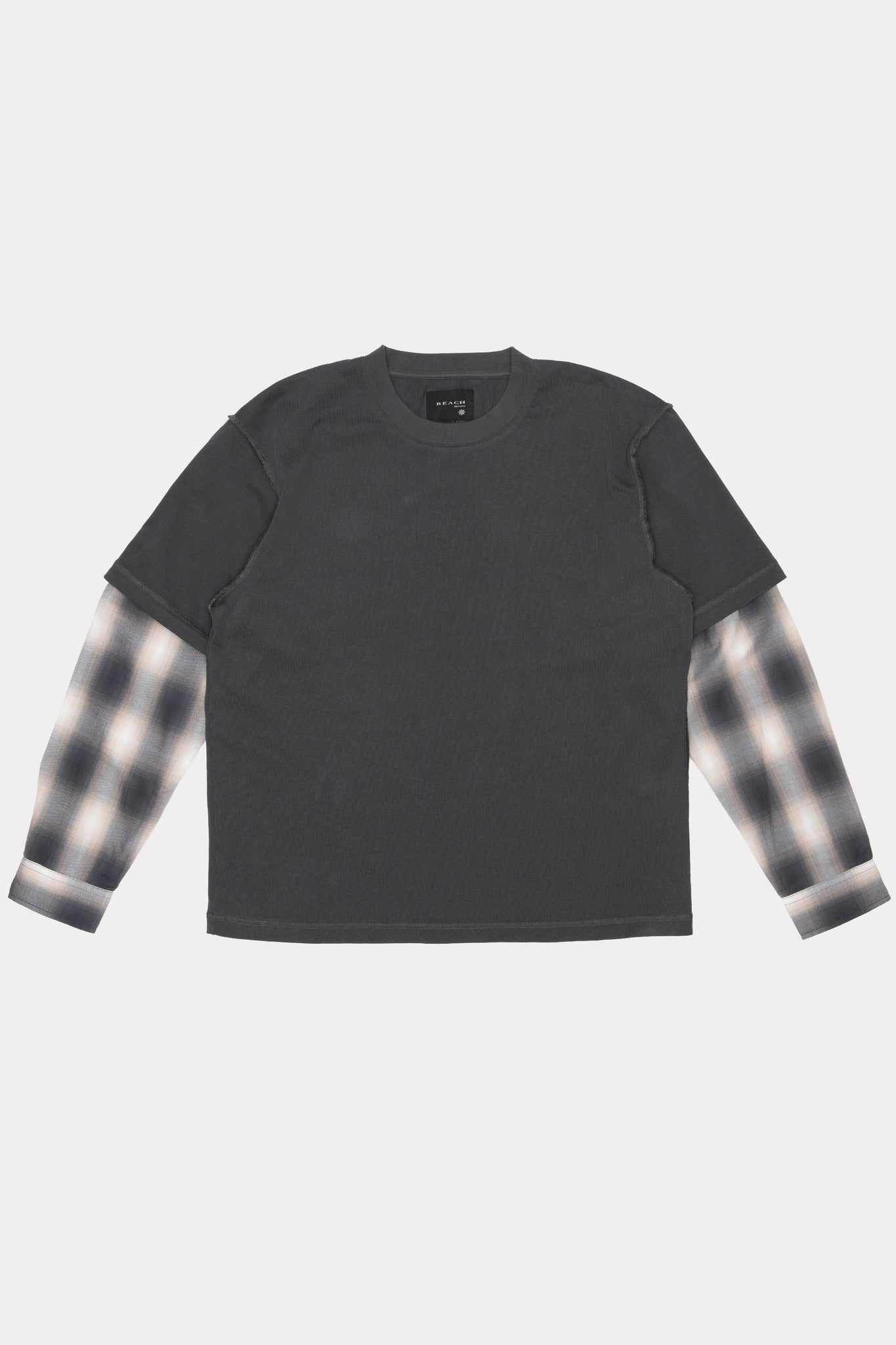 DEAD END SHIRT - CHARCOAL / CHECK