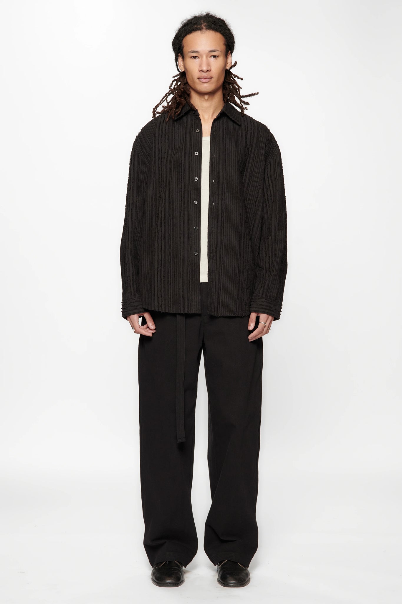 DROP LS SHIRT - BLACK TUX