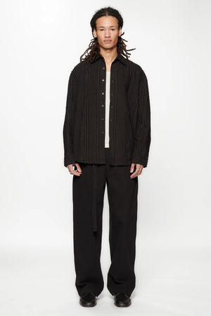 DROP LS SHIRT - BLACK TUX