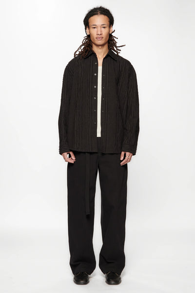 DROP LS SHIRT - BLACK TUX