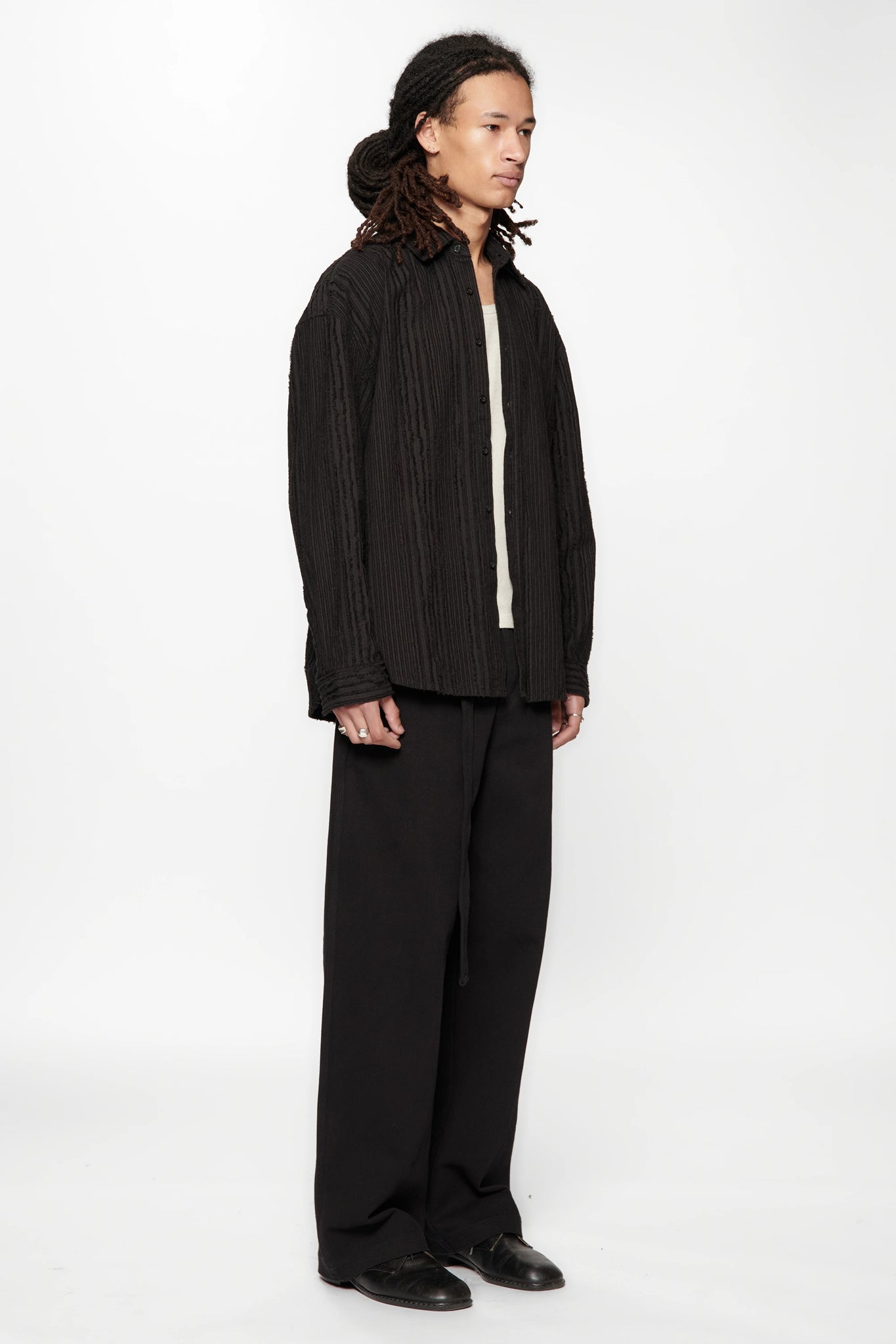 DROP LS SHIRT - BLACK TUX