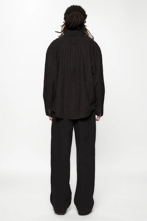 DROP LS SHIRT - BLACK TUX