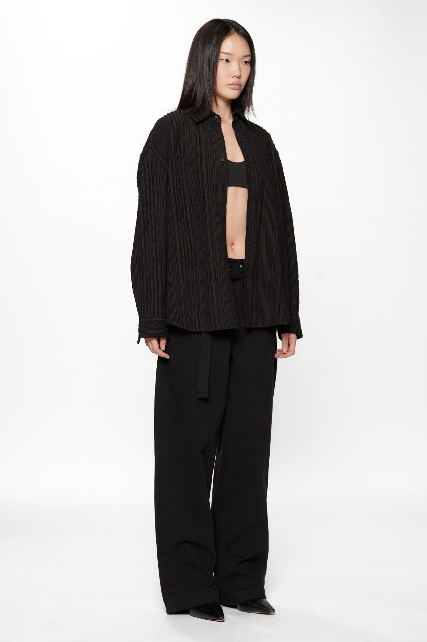 DROP LS SHIRT - BLACK TUX