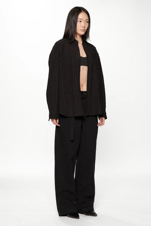 DROP LS SHIRT - BLACK TUX