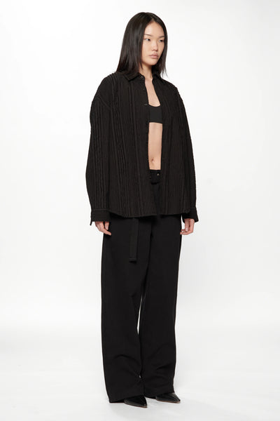 DROP LS SHIRT - BLACK TUX