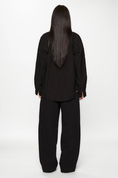 DROP LS SHIRT - BLACK TUX