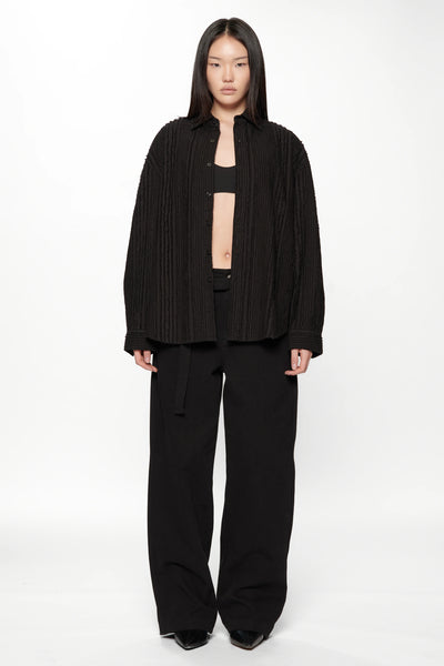 DROP LS SHIRT - BLACK TUX