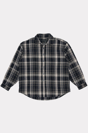 DROP LS SHIRT - NAVY CHECK
