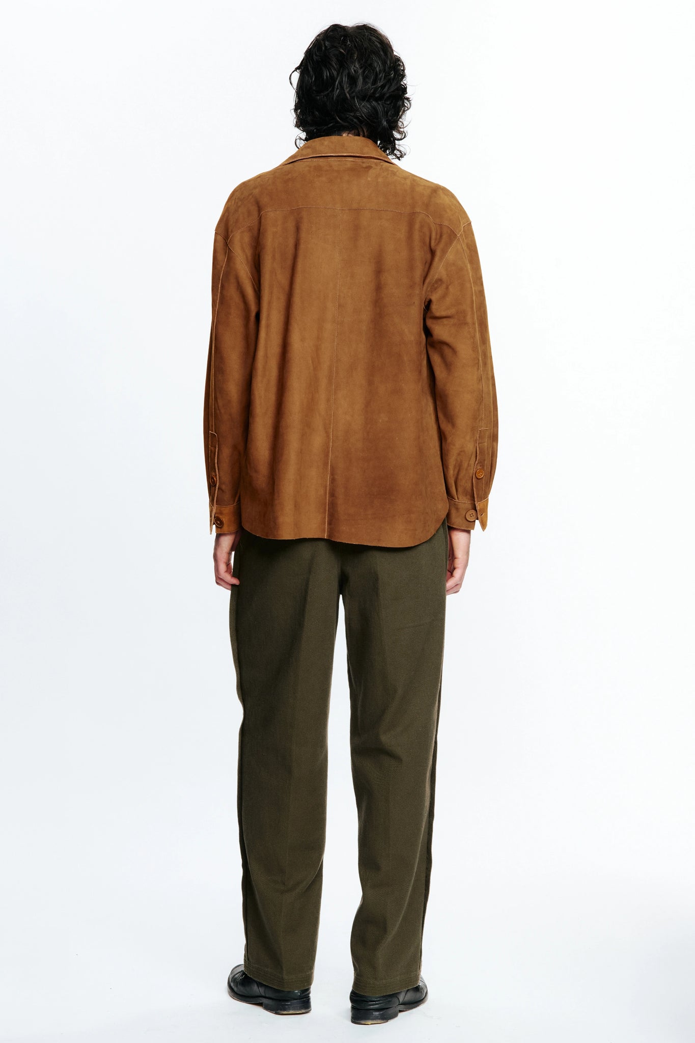 FLOAT OVERSHIRT - SUEDE COPPER