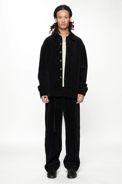 FLOAT OVERSHIRT - VINTAGE BLACK CORDUROY