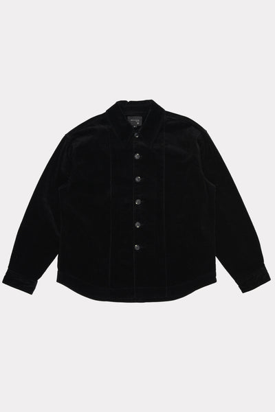 FLOAT OVERSHIRT - VINTAGE BLACK CORDUROY