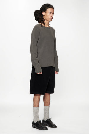 HANG SHORT - VINTAGE BLACK CORDUROY