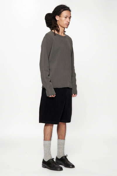 HANG SHORT - VINTAGE BLACK CORDUROY