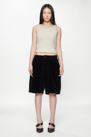 HANG SHORT - VINTAGE BLACK CORDUROY