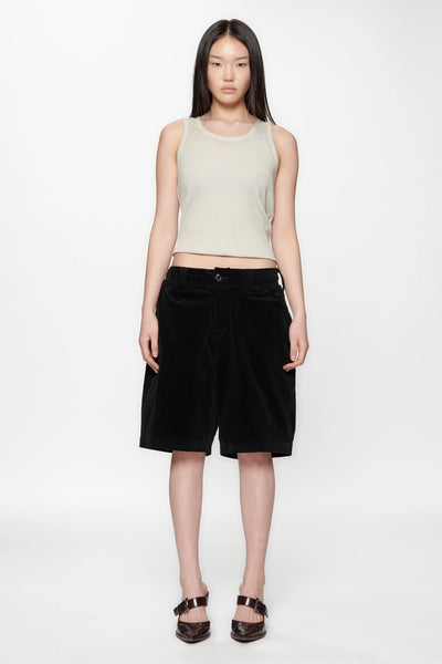 HANG SHORT - VINTAGE BLACK CORDUROY