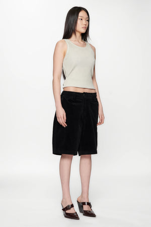 HANG SHORT - VINTAGE BLACK CORDUROY