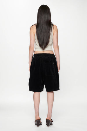 HANG SHORT - VINTAGE BLACK CORDUROY