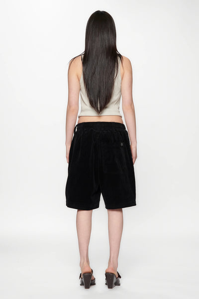 HANG SHORT - VINTAGE BLACK CORDUROY