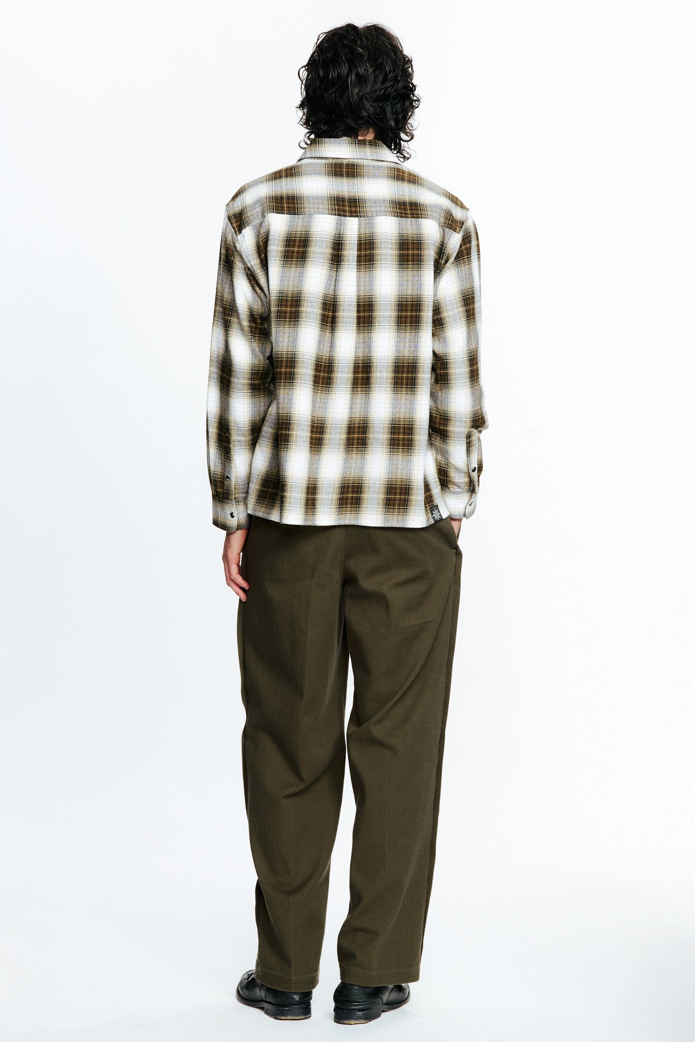 HOLD LS SHIRT - BROWN CHECK