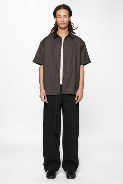 HOLD SS SHIRT - CLASSIC PINSTRIPE