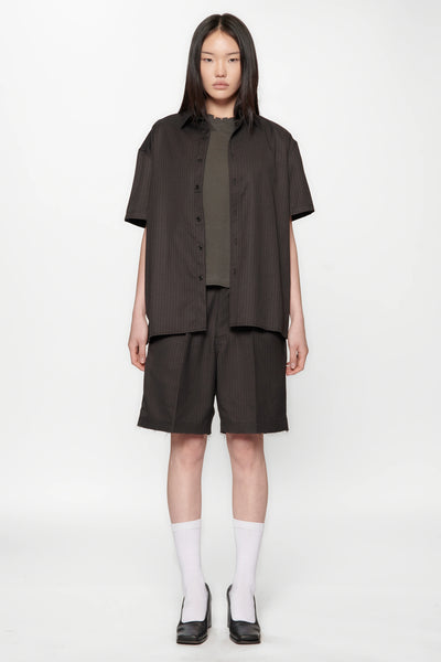 HOLD SS SHIRT - CLASSIC PINSTRIPE