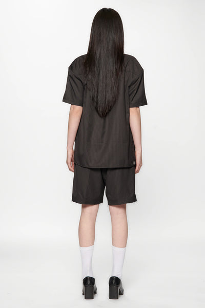 HOLD SS SHIRT - CLASSIC PINSTRIPE