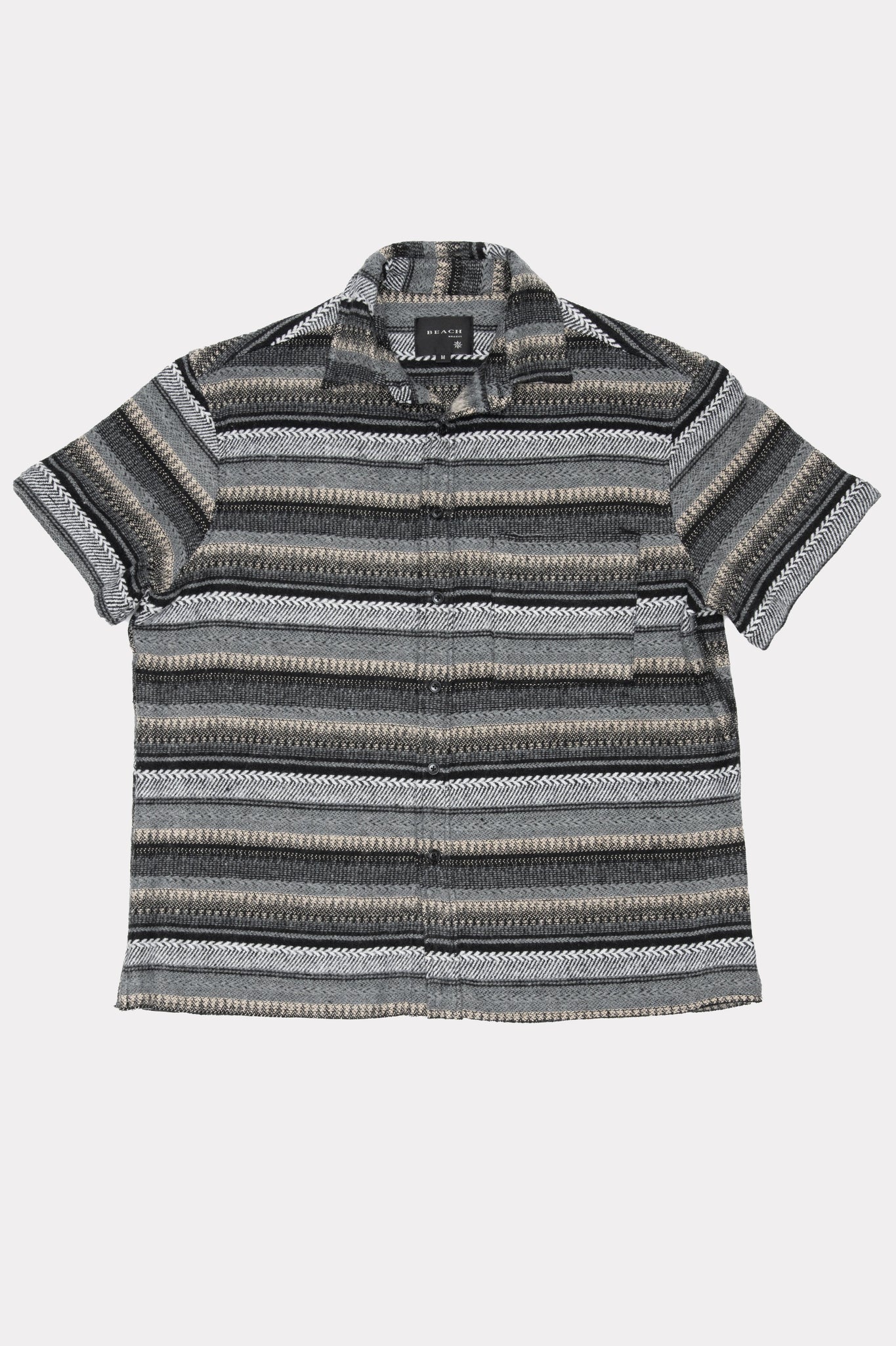 HOLD SS SHIRT - GREY WOVEN