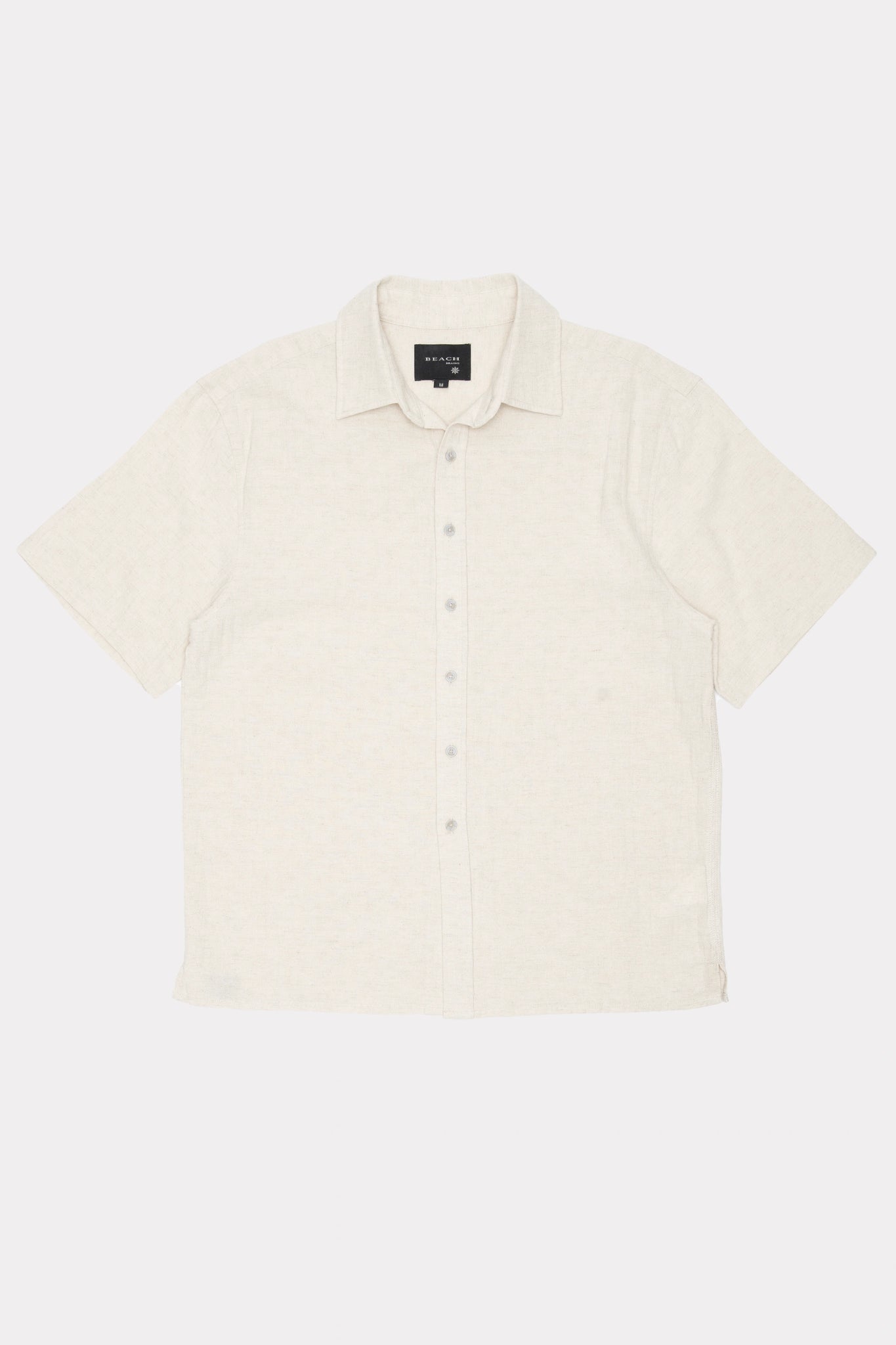 Hold SS Shirt in Off White on a white background