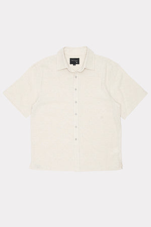 Hold SS Shirt in Off White on a white background